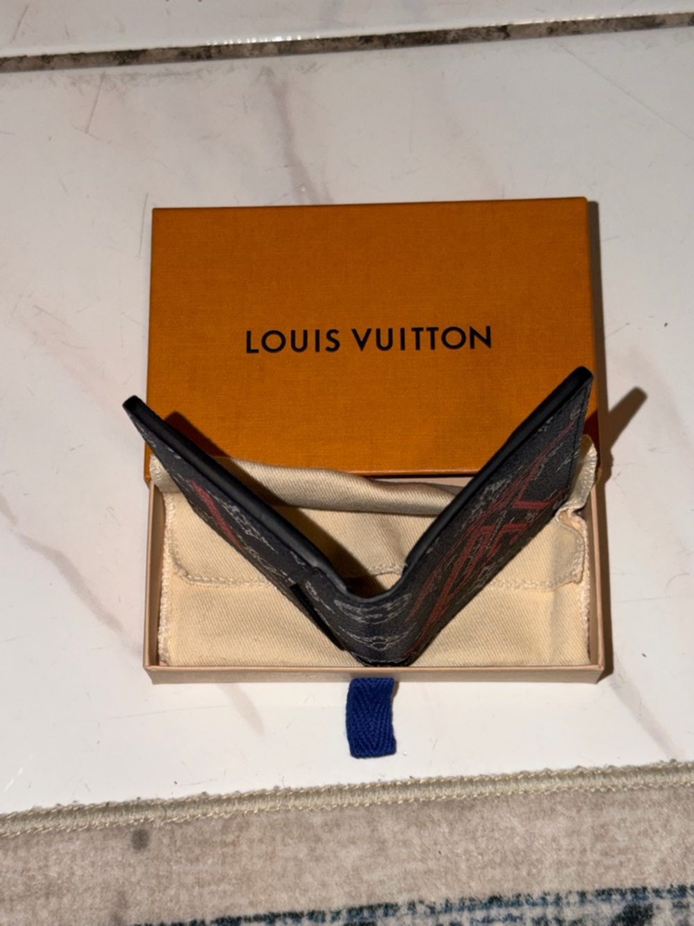 New Authentic Louis Vuitton Monogram Ink Upside Down Pocket Organizer - Picture 7 of 10